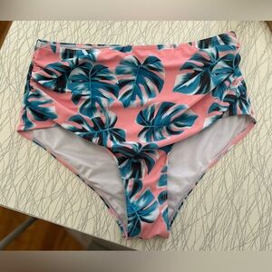 High waisted bikini bottoms